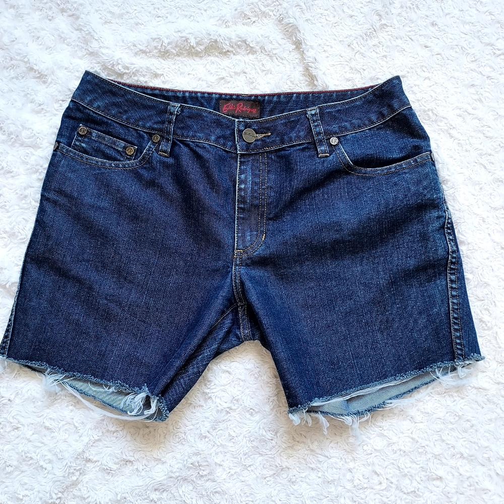 Eddie Rodriguez Blue Jean Cutoff Shorts 8 Regular Casual Beachy Summer